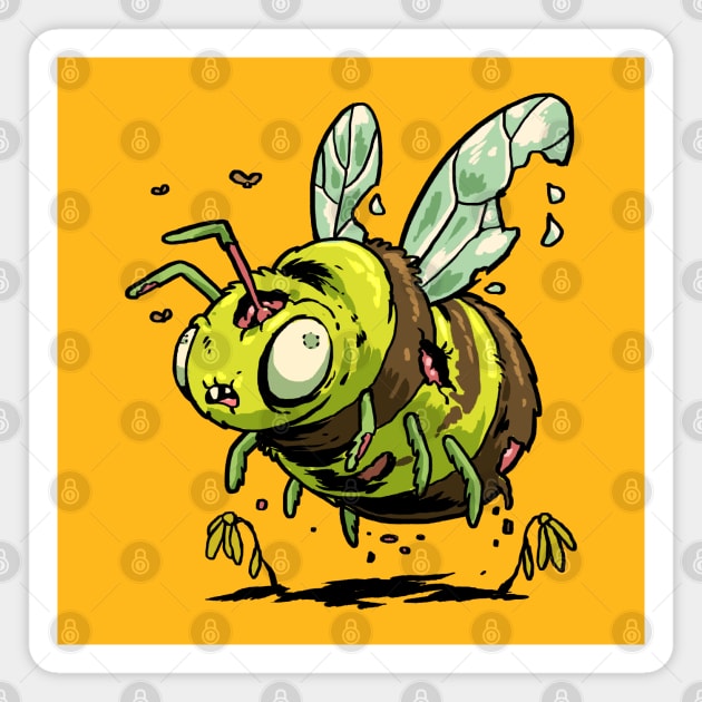 Zombee: When Zombies Buzz Magnet by GoshWow®